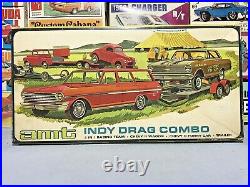 AMT INDY DRAG TEAM COMBO#T357-300 1/25 MPC CHEVROLET NOVA & CHEVY II F/C 3n1 KIT