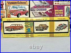 AMT INDY DRAG TEAM COMBO#T357-300 1/25 MPC CHEVROLET NOVA & CHEVY II F/C 3n1 KIT