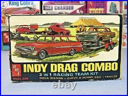 AMT INDY DRAG TEAM COMBO#T357-300 1/25 MPC CHEVROLET NOVA & CHEVY II F/C 3n1 KIT