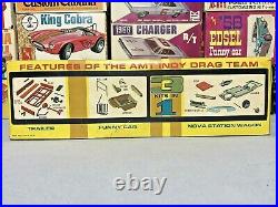 AMT INDY DRAG TEAM COMBO#T357-300 1/25 MPC CHEVROLET NOVA & CHEVY II F/C 3n1 KIT