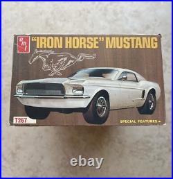 AMT IRON HORSE MUSTANG T267 Model Kit Open Box Super Rare