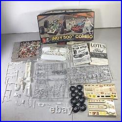 AMT Indy 500 Combo Kit Includes 1/25 Scale Ford Lotus & Offy Roadster Read