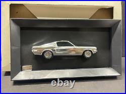 AMT Kar-Plak Kit 1968 Mustang 3D Chrome Plated Car Frame 1/25 Scale