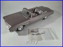 AMT Light Purple 1964 Chrysler Imperial Convertible Built Model Kit Car