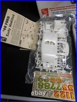AMT Mod Ford Race Team, 125 Scale Model Kit Pickup Trk, Trailer, Race Car