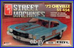 AMT Model 1972 CHEVELLE SS 454 1/25 KIT # 6536 MOLDED IN COLOR SEALED BOX