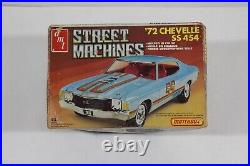 AMT Model 1972 CHEVELLE SS 454 1/25 KIT # PK4177 MOLDED IN COLOR NIB From 1982