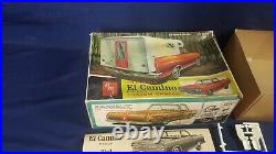 AMT Model Kit'65 Chevelle El Camino Pickup Camper 3 in 1 Decals Instructions VG