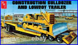 AMT Models 1218 1/25 Scale Lowboy Trailer & Bulldozer Combo Kit