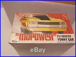 AMT Mopower 1/25 1973/74 Plymouth Satellite funny car kit T351 factory sealed