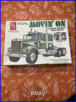 AMT Movin On Kenworth Truck Tractor Vintage Model Kit 125 Scale T560