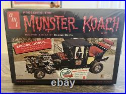 AMT Munster Koach, Model Kit, 1/25. (Munsters) F/S Mint. Issued In 2011