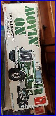 AMT NBC Movin' On Kenworth Truck Tractor Model Kit 1/25 Scale Open box