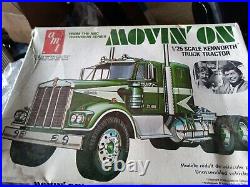 AMT NBC Movin' On Kenworth Truck Tractor W-925 Model Kit T560 1/25 Scale FS 1974