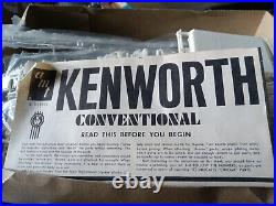 AMT NBC Movin' On Kenworth Truck Tractor W-925 Model Kit T560 1/25 Scale FS 1974