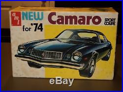 AMT New CAMARO for'74 Sport Coupe Model Kit Race Car Nascar NEW
