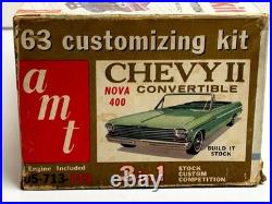 AMT No. 05-713-149, 3 in 1 Model Kit 1963 Chevy II Nova Model Kit