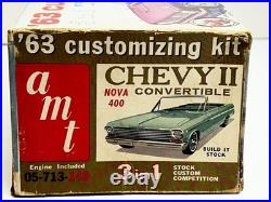 AMT No. 05-713-149, 3 in 1 Model Kit 1963 Chevy II Nova Model Kit