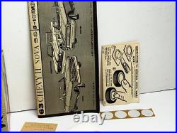 AMT No. 05-713-149, 3 in 1 Model Kit 1963 Chevy II Nova Model Kit
