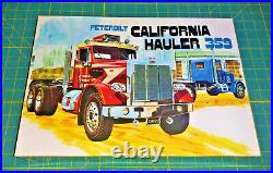 AMT Peterbilt California Hauler 359 Retro Deluxe OPEN BOX NEW Kit #AMT866/06