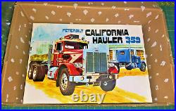 AMT Peterbilt California Hauler 359 Retro Deluxe OPEN BOX NEW Kit #AMT866/06