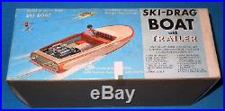 AMT Rayson Craft SKI-DRAG Boat withTrailer 1/25 Scale-#2163-Complete in Open Box