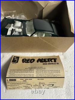 AMT Red Alert Drag Chevelle SS 1/25 Model Kit Partial Build