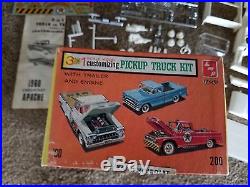 AMT SMP 1960 3 in 1 Customizing Pickup Truck 60 Chevy with Trailer Kit # 7960