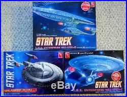 AMT STAR TREK USS Enterprise NCC-1701-C/D/E plastic model kits 1/1400