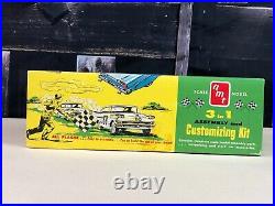 AMT Scale Model Kit 1958 BUICK HARDTOP 3 in 1 Racing AS IS Assembly Started