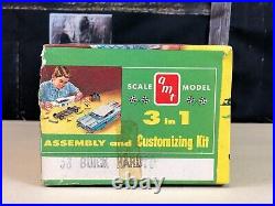 AMT Scale Model Kit 1958 BUICK HARDTOP 3 in 1 Racing AS IS Assembly Started