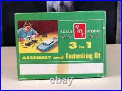 AMT Scale Model Kit 1958 BUICK HARDTOP 3 in 1 Racing AS IS Assembly Started