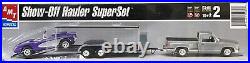 AMT Show-Off Hauler Super Set 1991 125 ModelChevy Stepside&57 Corvette&Trailer