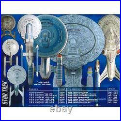 AMT Star Trek U. S. S. Enterprise Box Set 12500 Scale Model Snap Kit 7 Kits
