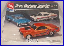 AMT Street Machines Super Set 39194 Plastic Model Kit Factory Sealed New NOS AMT Street Machines Super Set 39194 Plastic Model Kit Factory Sealed New NOS