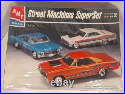 AMT Street Machines Super Set 39194 Plastic Model Kit Factory Sealed New NOS
