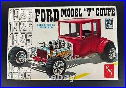 AMT Street Rods 1925 Ford Model T Coupe 1/25 Scale 1973 Model Kit FACTORY SEALED