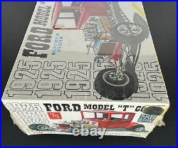 AMT Street Rods 1925 Ford Model T Coupe 1/25 Scale 1973 Model Kit FACTORY SEALED