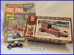 AMT Surf Woody Signed By George Barris 1965 Hot Rod Magazine Mini Replica Set