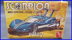 AMT T419 SCORPION MID-ENGINE DRAG COUPE 1/25 Model Car Mountain COMPLETE