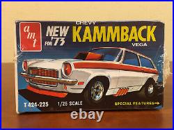 AMT T424-225 New for'73 Chevy Kammback Vega Model Kit 1/25 Scale Sealed 1972