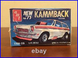 AMT T424-225 New for'73 Chevy Kammback Vega Model Kit 1/25 Scale Sealed 1972