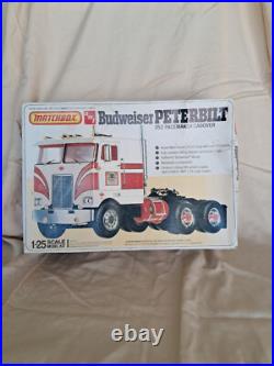 AMT #T551 PETERBILT BUDWEISER 352 PACEMAKER CABOVER 1/25 New in Box TSR