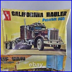 AMT Truck N Trailer Peterbilt 359 California Hauler & Fruehauf Van Trailer PROMO