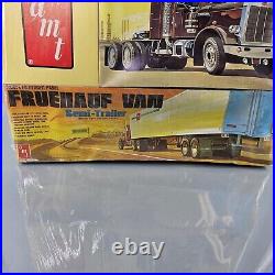 AMT Truck N Trailer Peterbilt 359 California Hauler & Fruehauf Van Trailer PROMO