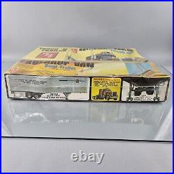 AMT Truck N Trailer Peterbilt 359 California Hauler & Fruehauf Van Trailer PROMO