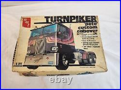 AMT Turnpiker Pete Custom Cabover 125 Scale Vintage Plastic Model Kit