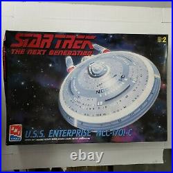 AMT USS Enterprise NCC-1701-C Star Trek The Next Generation Model Kit OPEN BOX