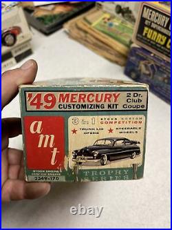 AMT Unbuilt 1st Issue 1963 1949 MERCURY COUPE VINTAGE MODEL Kit Custom 1/25