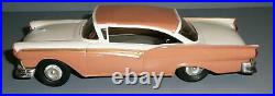 AMT Vintage 1957 FORD FAIRLANE 500 2DR HARDTOP WHITE WithCream Promo Car Nice